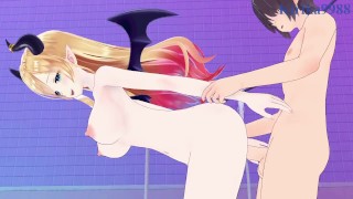 Yuzuki Choco and I have intense sex at a love hotel. - Hololive VTuber Hentai