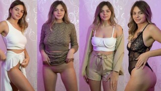 Sexy Try on Haul from Beautiful Teen